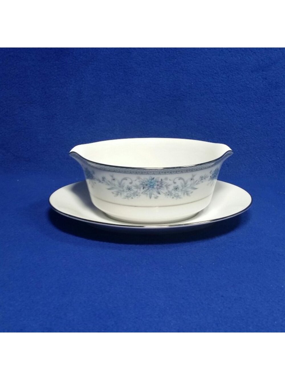 Noritake Blue Hill Gravy Boat Pattern 2482 Serving Dinnerware Cottagecore